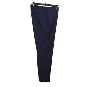 Dress Pants Navy Blue Flat Front Size 40